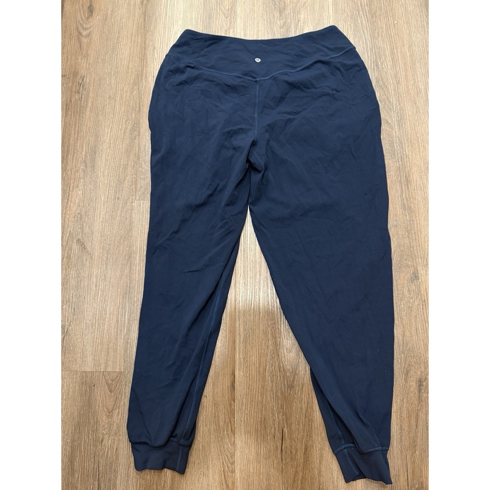 Lululemon Align Jogger Women's 12 Navy 28" Stretch High Rise Athletic Travel